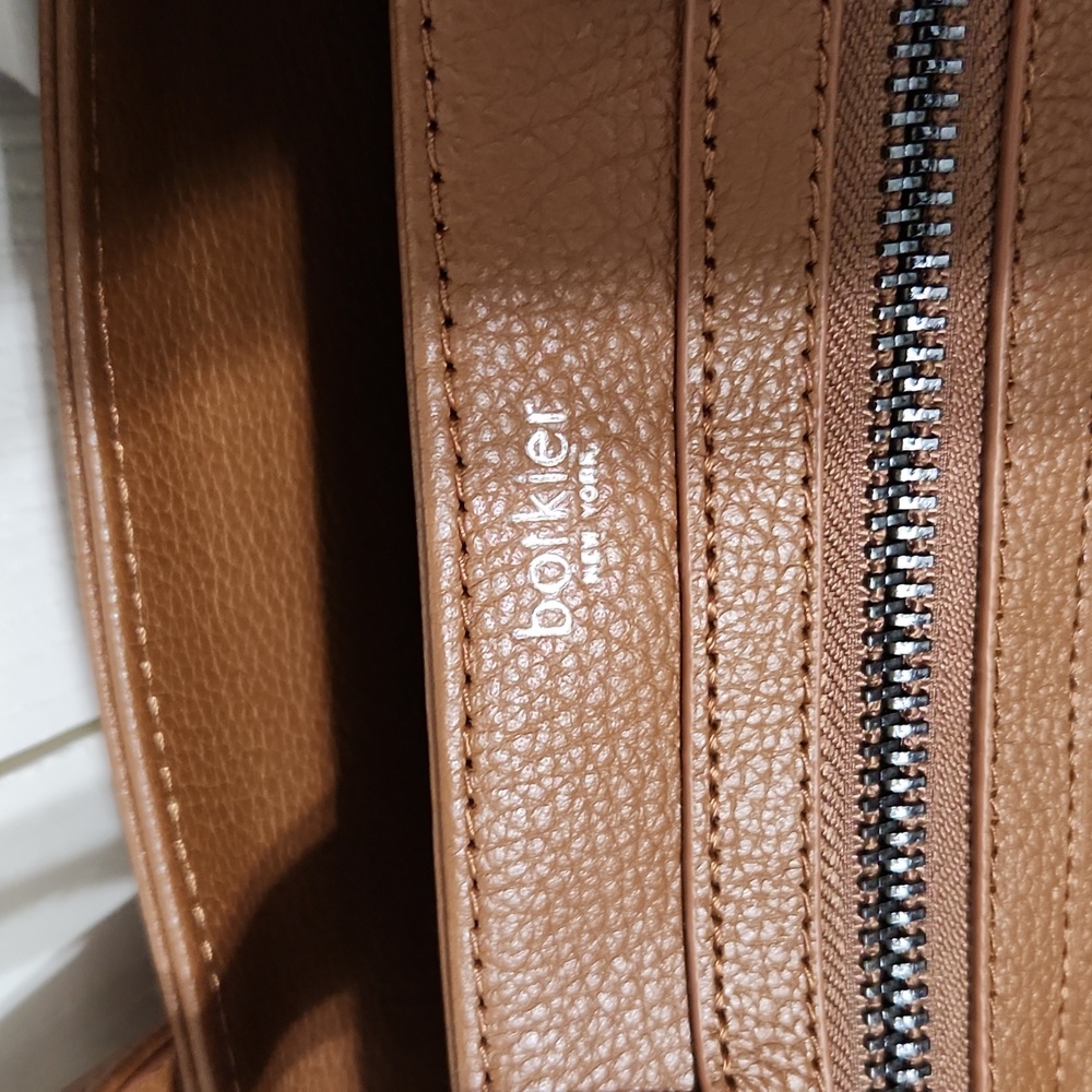 Nwt Botkier Trigger Leather Satchel, Caramel. - image 4